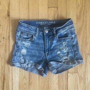 American Eagle Hi Rise Shortie 0